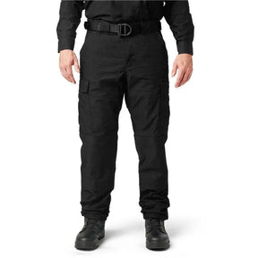 5.11 Pantalon tactique Flex-Tac TDU Ripstop en noir avec caractéristiques durables et fonctionnelles, poches cargo et système TacTec