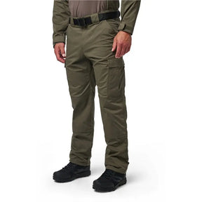 5.11 Pantalon Flex-Tac TDU Ripstop résistant et fonctionnel en vert ranger avec poches cargo TacTec™ et genouillères internes optionnelles