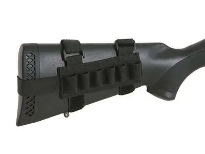 Poche cartouche pour crosse de fusil a pompe Noir