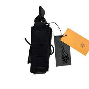 Porte-chargeur de pistolet simple Conquer noir