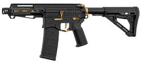R15 mod 1 Zion Arms noire et or garde main court