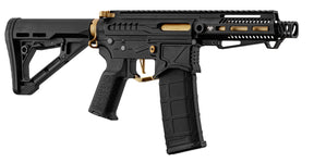 R15 mod 1 Zion Arms noire et or garde main court