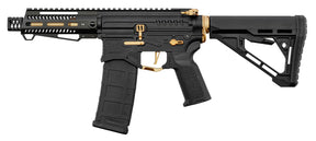 R15 mod 1 Zion Arms noire et or garde main court