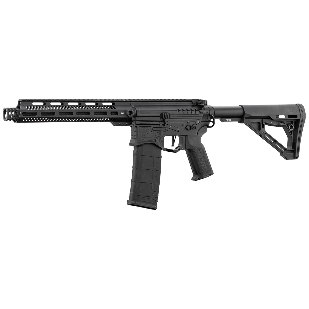 R15 mod 1 Zion Arms noire avec garde main long et équipée d'un mosfet Nebula