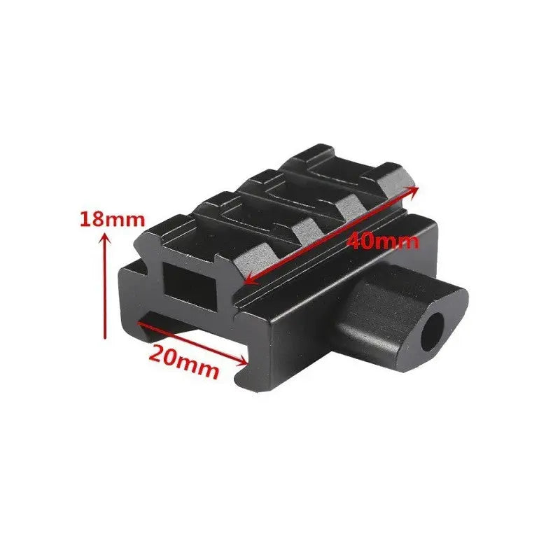 Support de montage Picatinny rehaussé de 40mm pour accessoires de tir