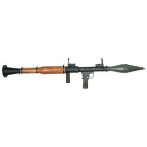 Réplique Airsoft lance roquette RPG-7 en métal et faux bois pour tirer des grenades airsoft à gaz 40mm