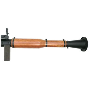 Réplique Airsoft lance roquette RPG-7 en métal et faux bois pour tirer des grenades airsoft à gaz 40mm