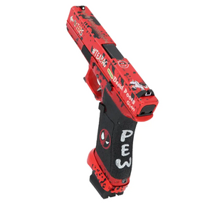 Photo fond blanc Réplique DP17 Custom Deadpool Metal Version GBB flanc gauche incliné vers le haut