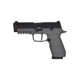 Réplique GBB Stark ARMS SA320 grise avec culasse métallique, frame polymère renforcé, et commandes ambidextres