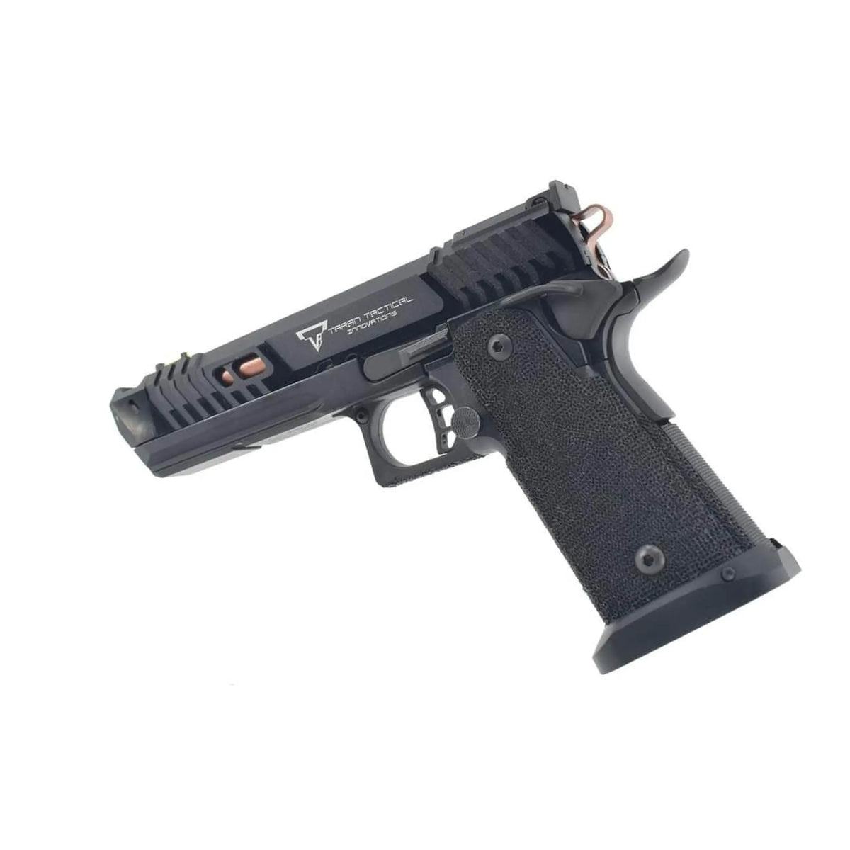 Réplique airsoft du pistolet 9mm de John Wick 4, GBB TTI JW4 PIT Viper CNC noir par Army Armament