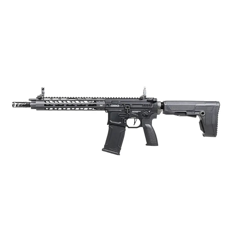 Réplique G&G MGCR 556 GBBR 10 noire en métal, Gaz Blowback, 1.3 joules, 370 de vitesse, chargeur de 30 billes, poids de