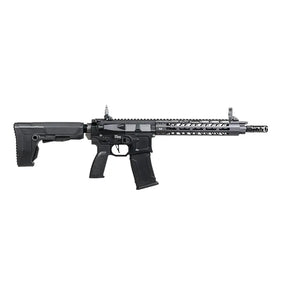 Réplique G&G MGCR 556 GBBR 10 noir en métal, fonctionnement Hop Up réglable, propulsion et compatibilité gaz, chargeur de 30 billes, 1,3 jou