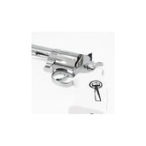 Réplique de revolver Smith & Wesson 629 Trust Me en métal avec plaquettes de crosse style ivoire et douilles en métal incluses