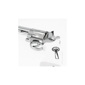 Réplique de revolver Smith & Wesson 629 Trust Me en métal avec plaquettes de crosse style ivoire et douilles en métal incluses