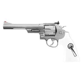 Revolver Smith & Wesson 629 Trust Me en métal, simple/double action, avec sécurité manuelle, hop-up et mire arrière réglables, et douilles en métal incluses