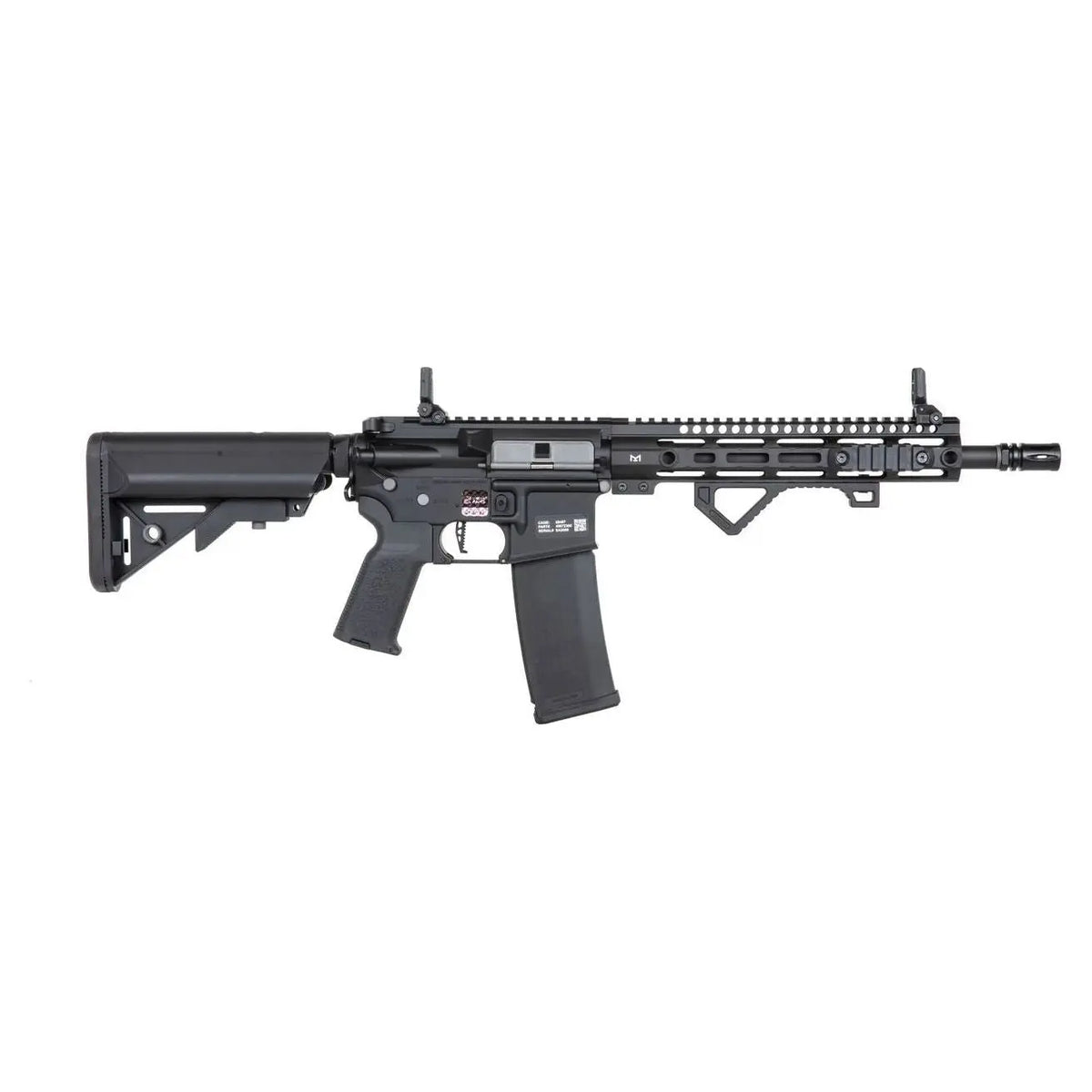 Réplique de haute performance SA-P20 ASTER II NOIRE de Specna Arms avec moteur Brushless et Mosfet Gate Aster 2 intégré pour une expérience de jeu incomparable.