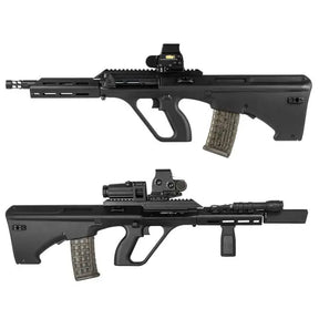 SSR77 A2 – Airsoft AEG 1Joules Novritsch avec récepteur en nylon robuste, unité de déclenchement électronique programmable, chambre Hop-Up CNC, système d'échange