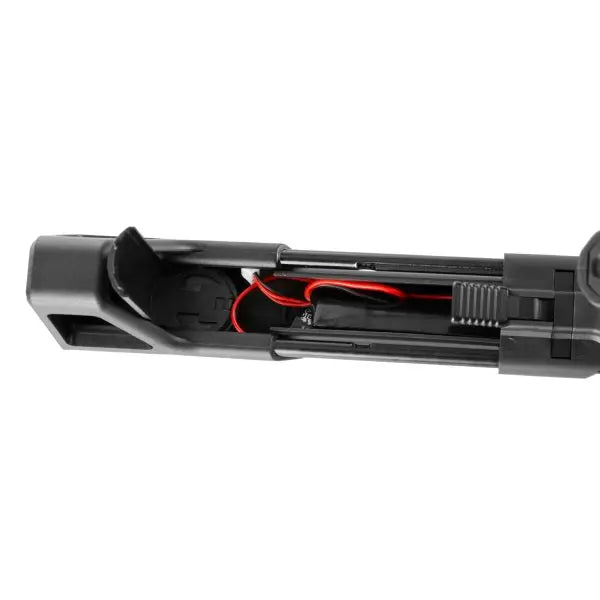 SSR9 AEG Rose Novritsch airsoft gun with programmable electronic trigger unit, high-speed gears, available in 3 colors, and advanced internal parts.