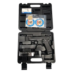 Réplique d'airsoft STP45 Pro 8 pouces CNC Version avec chargeur supplémentaire, conception ergonomique, sureté manuelle et rail pour accessoires