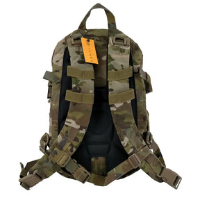 Sac à dos CVS CONQUER Multicam avec panneau porte-plaque amovible et triple poche zippée, fabriqué en tissu Cordura résistant