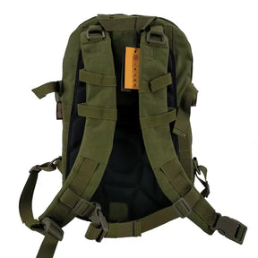 Sac à dos CVS CONQUER OD avec porte-plaques, triple poche zippée, matériaux haute résistance et tissu Cordura, capacité de 15 litres