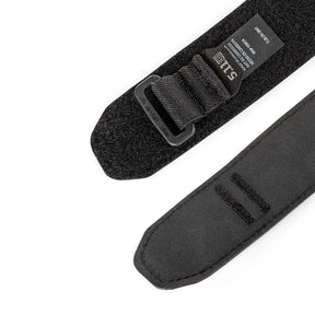 Alt tag : Sous-ceinture EDC autoagrippante discrète 5.11 en nylon noir, légère et flexible, avec connecteur élastique et sangle réglable pour fixation à la ceinture ext
