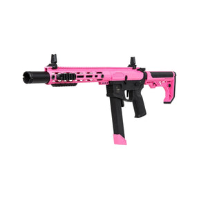 Specna Arms SA-FX02 FLEX HAL ETU ROSE avec des caractéristiques comme longueur de 774mm / 840mm, poids de 2125g, puissance de 310 fps, capacité du