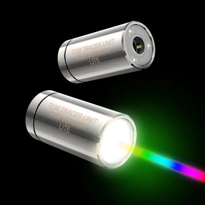 Mini traceur tactique T238 Tracer RGB silver version Lite avec interface 14 CCW et batterie 300mAh