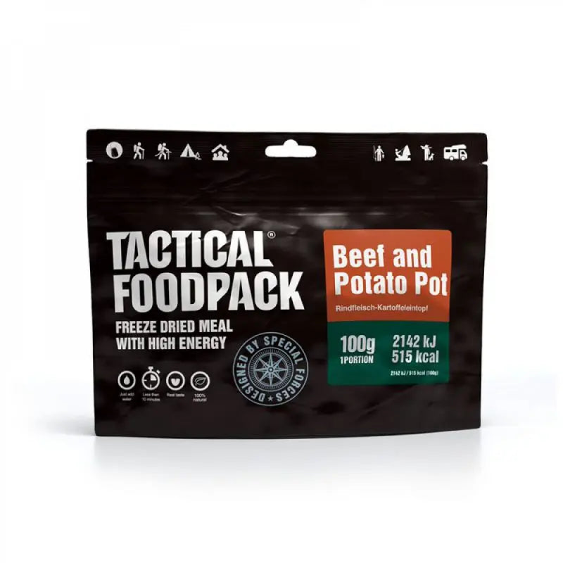 Pack de nourriture tactique TACTICAL FOODPACK® avec boeuf et pot de pomme de terre