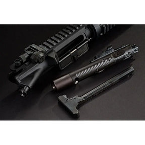 Tokyo Marui M4A1 MWS GBBR avec système ZET et revêtement Cerakote, calibre 6mm, propulsion au gaz, mode de tir Safe/Semi/Auto, énergie de 0