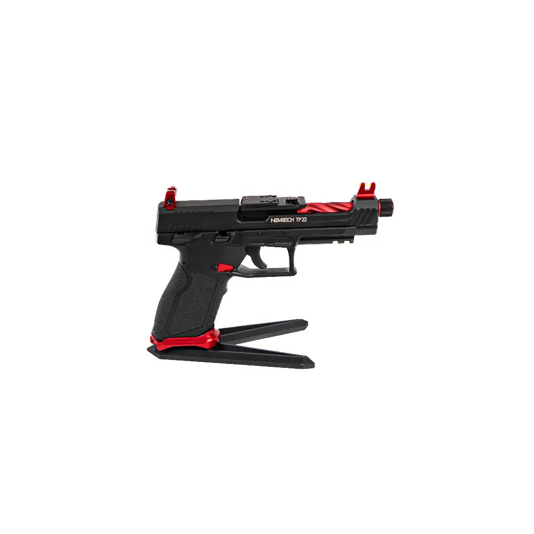 Photo fond blanc TP22 NOVRITSCH RED CUSTOM flanc droit sur support