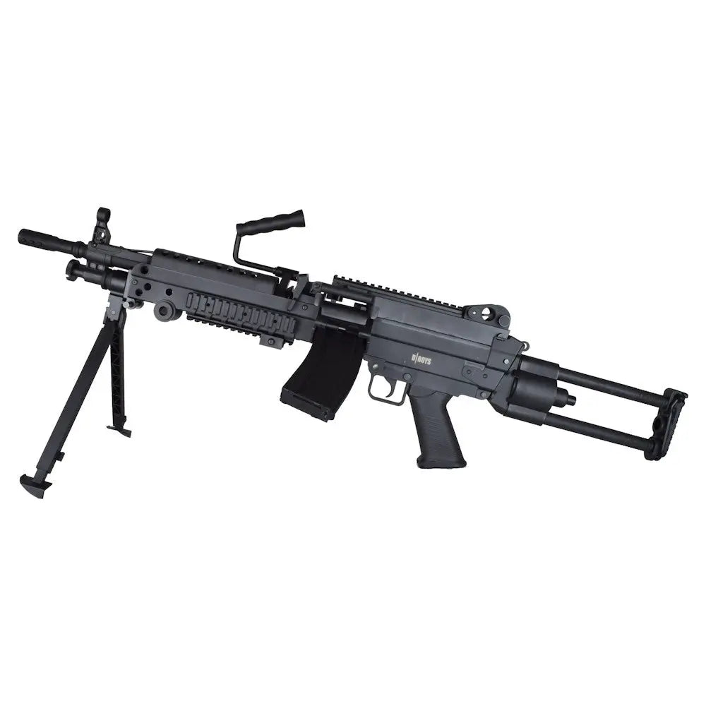 TYPE M249 AEG Black Nylon fibre D-Boys 6mm 300BBs 1J