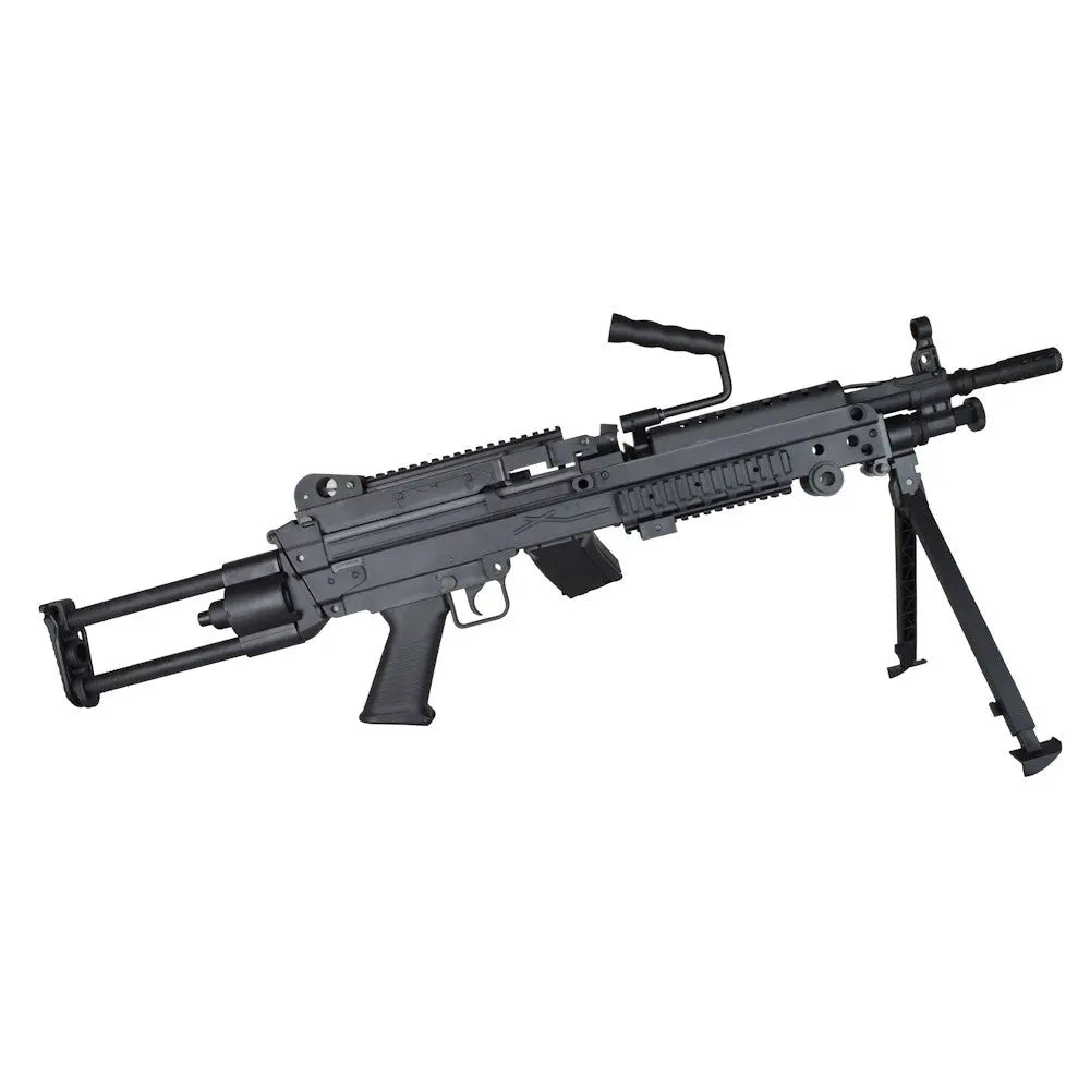 TYPE M249 AEG Black Nylon fibre D-Boys 6mm 300BBs 1J
