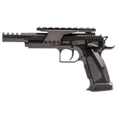 Tanfoglio Gold Custom Gen 2 6mm CO2 1,2J noir par Cybergun, propulsion CO2, puissance 1.2 Joules, calibre 6mm, poids 1.49