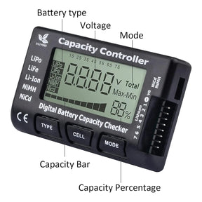 Testeur de Batterie LiPo , LiFe, Li-ion, NiMH, Nicd