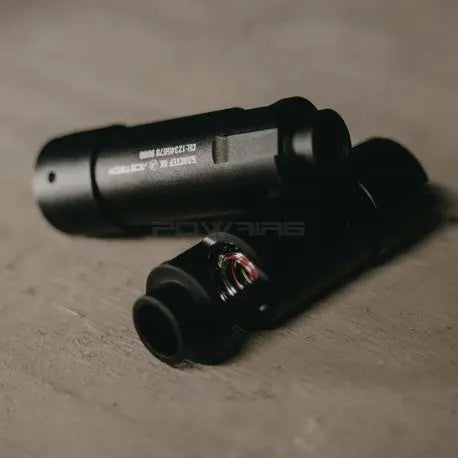 Tracer ACETECH Blaster AK module de 6mm Airsoft, 54mm de longueur, 30mm de diametre extérieur, pesant 31g en couleur noire avec conception en aluminium CNC et simulateur