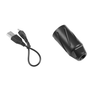 Traceur Lancer Tactical style AK2 avec coque extérieure en aluminium, batterie rechargeable, trois modes d'éclairage, capteurs ultra-sensibles et adaptateur de filetage inclus.