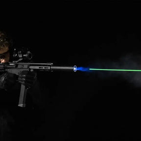 Silencieux Tracer Smokey Wolf Novritsch pour réplique airsoft avec flash et fumée de bouche