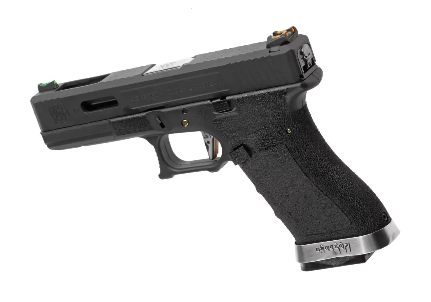 WE17 G-Force 17 BK Silver Barrel Metal Version GBB