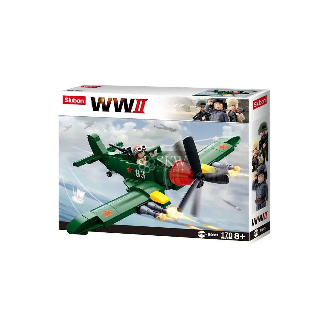 WWII-AVION D' ATTAQUE ILYUSHIN II-2 SLUBAN