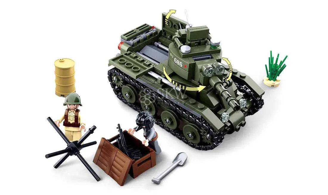 WWII CHAR D'ASSAUT BT-7 SLUBAN