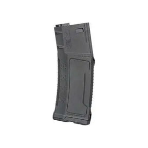 Chargeur mid-cap Strike Industries EMG noir en polymère pour M4 AEG, capacité de 210 billes, fabriqué par CYMA