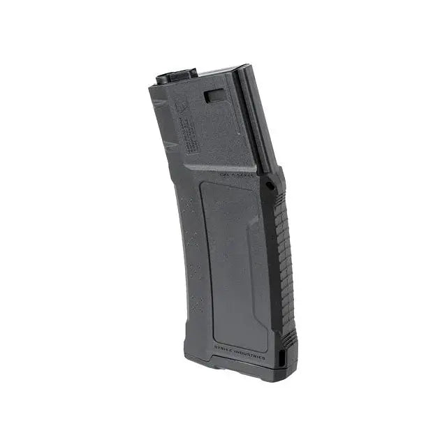 Chargeur mid-cap Strike Industries EMG 210 billes noir pour M4 AEG de 6mm Airsoft fabriqué par CYMA en polymère