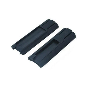Ensemble de couvre-rail noir de 20mm avec support pour télécommande, adapté aux rails standards, longueur 4 pouces