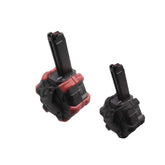Chargeur de tambour Glock/AAP AW Custom Gaz 350 coups noir, tactique, fiable et personnalisable avec tampons anti-chocs interchangeables