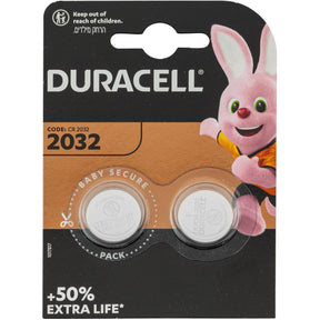 Pack de 2 piles CR2032 lithium 3 volts - Duracell