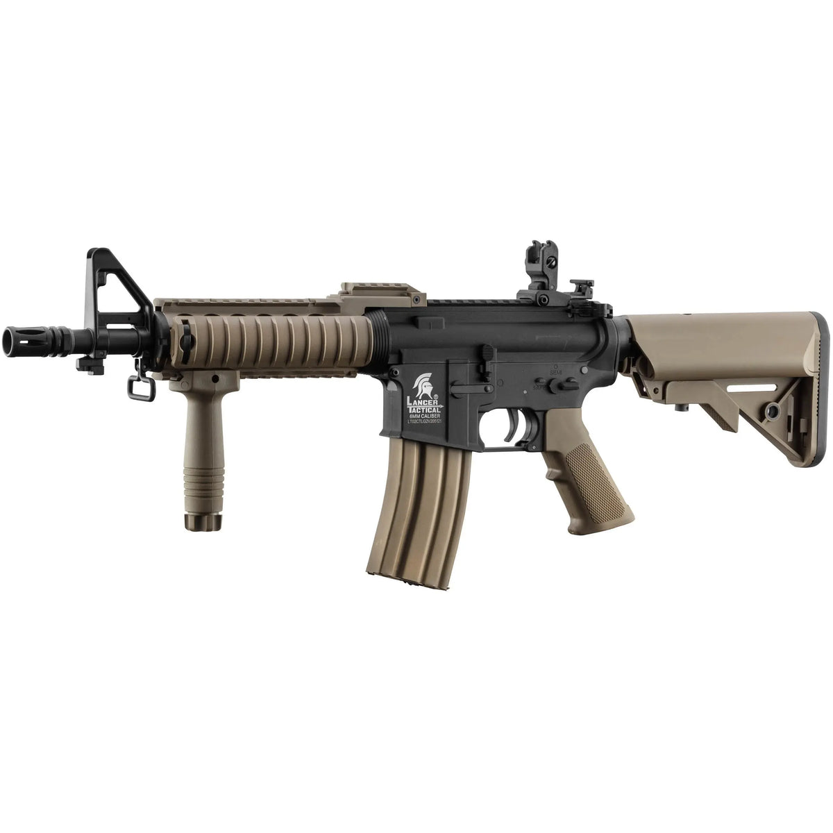 LT-02 G2 M4 CQBR pack complet Tan avec gearbox en métal, pièces internes et externes de haute qualité