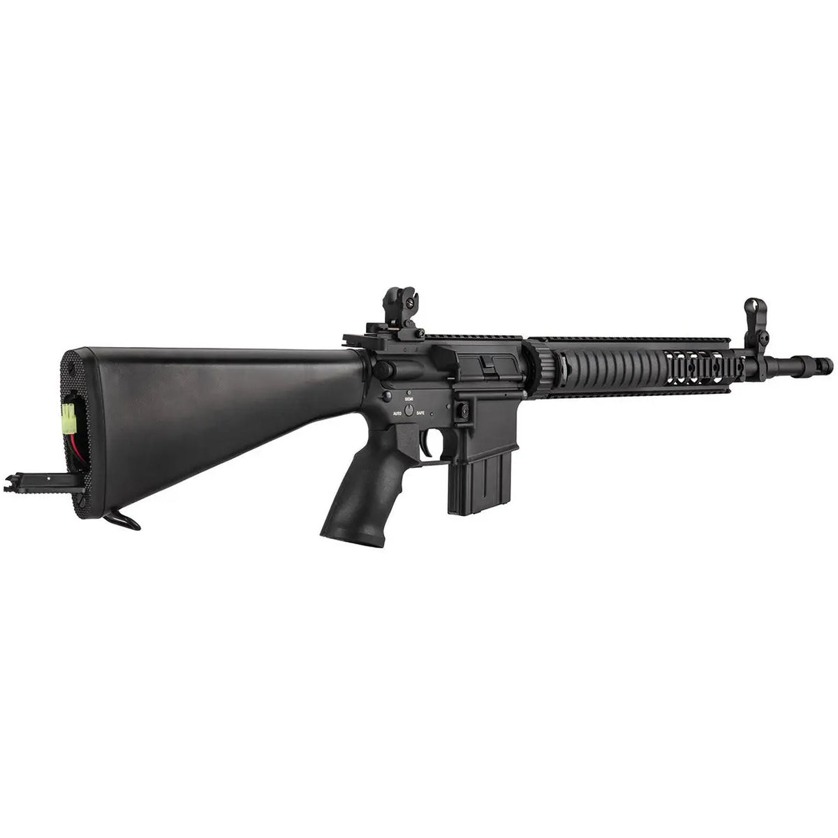 Réplique M4/M16 MK12 SPR Mod1 en métal plein, compatible avec les pièces AEG M4 / AR15