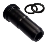 Image d'un nozzle en POM pour série M4/M16 avec O-Ring étanche (SPM4P), compatible avec les répliques M4/M16, pour une étanchéité parfaite, fabriqué