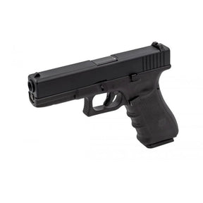 Raven EU7 Noir, pistolet de type Glock avec culasse en aluminium, frame en polymère et chargeur gaz 26 billes